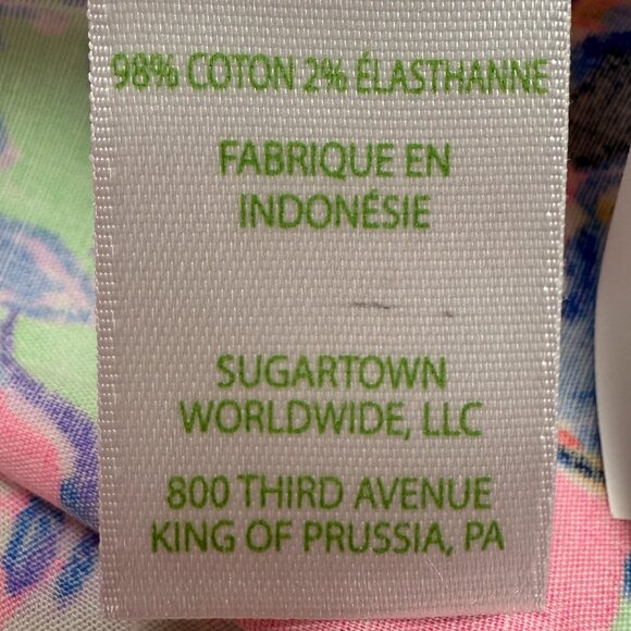 NWOT Women's LILLY PULITZER Marilisa Stretch Midi Dress Pink/Blue | Size 2 - Picture 12 of 14